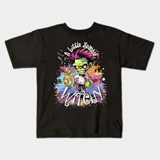 A Little Zombie Witchy Kids T-Shirt